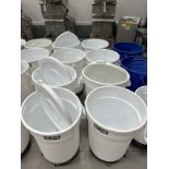 Lot of (8) 55 Gallon Drums on Dollies | Rig Fee $50