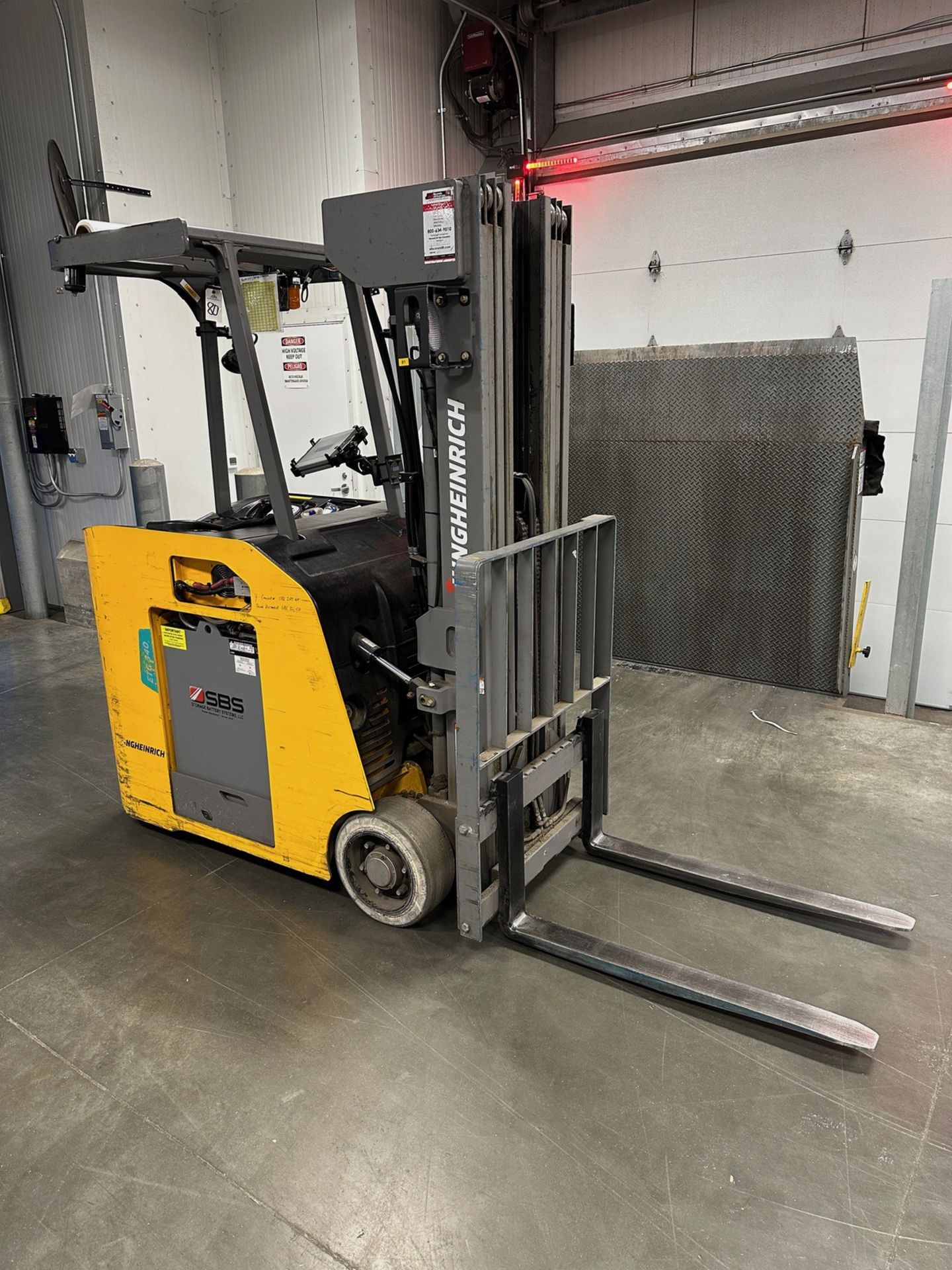 Jungheinrich 36V Electric Stand up Lift Truck - Model ETG340-36V, S/N A2JS210566 | Rig Fee $200