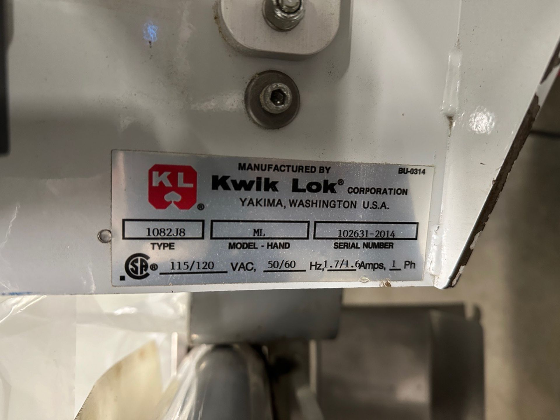 Kwik Lok Model 872 XLS Bag Closer | Rig Fee $250 - Image 6 of 7