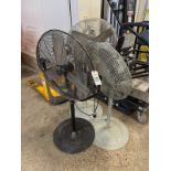 Lot of (3) Pedestal Fans - (1) 30" and (2) 24" | Rig Fee $75