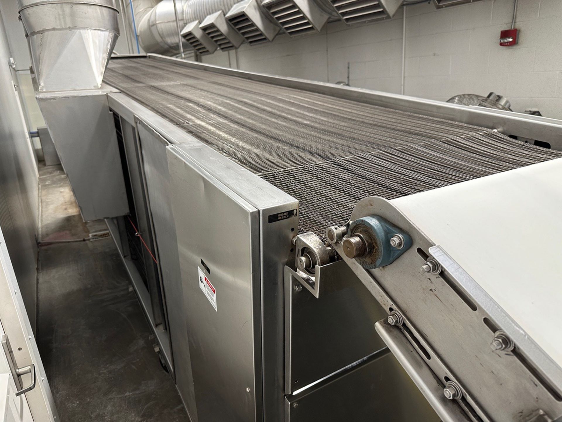2019 AM Manufacturing Chain Belt Cooling Conveyor (Approx. 48" x 22') | Rig Fee $2500 - Bild 3 aus 7