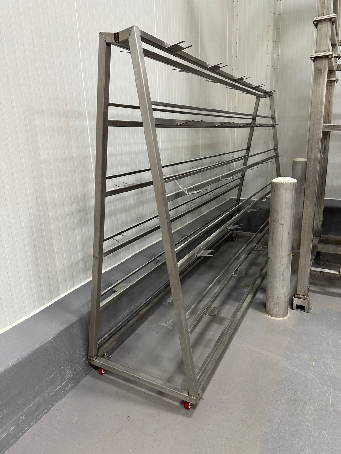 Stainless Steel Storage Rack (Approx. 7' Side Height and 12' Length) | Rig Fee $150