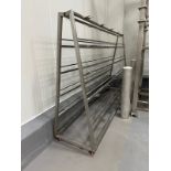 Stainless Steel Storage Rack (Approx. 7' Side Height and 12' Length)