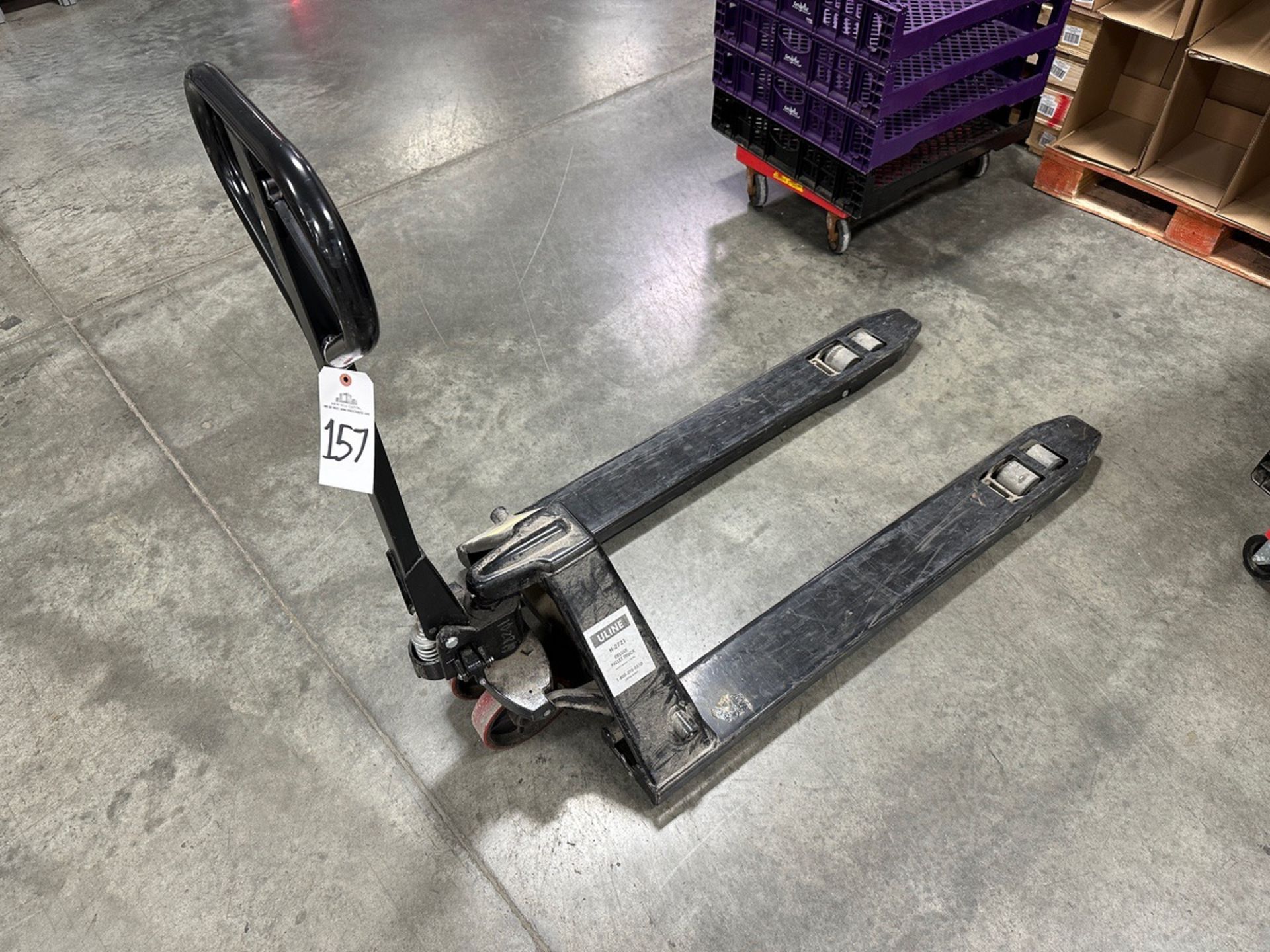 7700 LB Capacity Deluxe Pallet Truck | Rig Fee $25