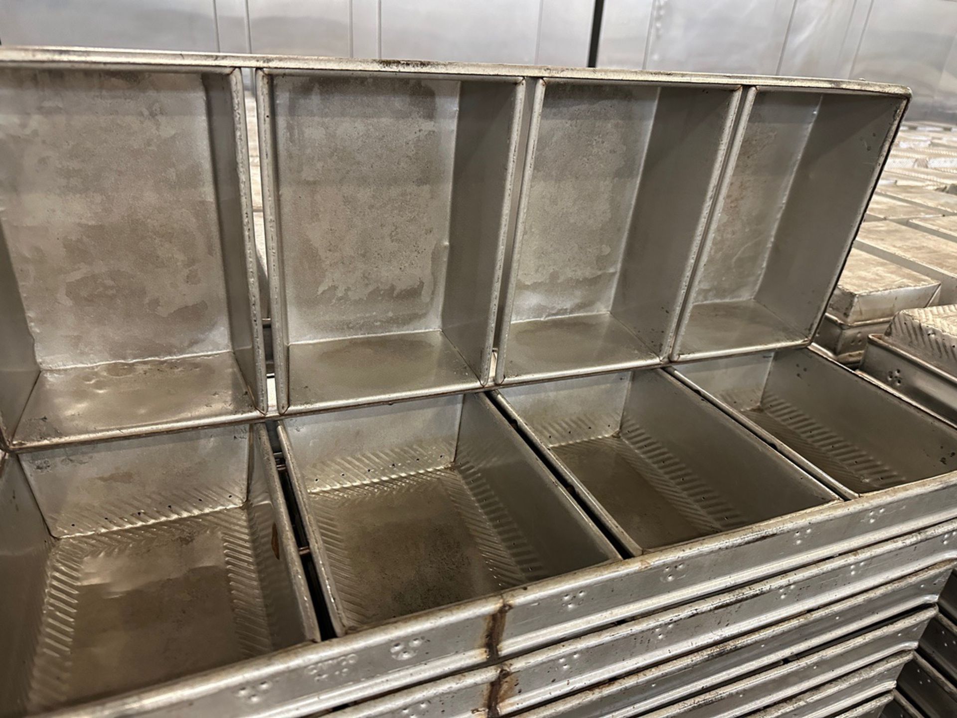 Approx. (189) 4-Loaf Bread Baking Pans on Heavy Duty Pan Cart (Approx. 9" x 25.5") | Rig Fee $50 - Image 2 of 2