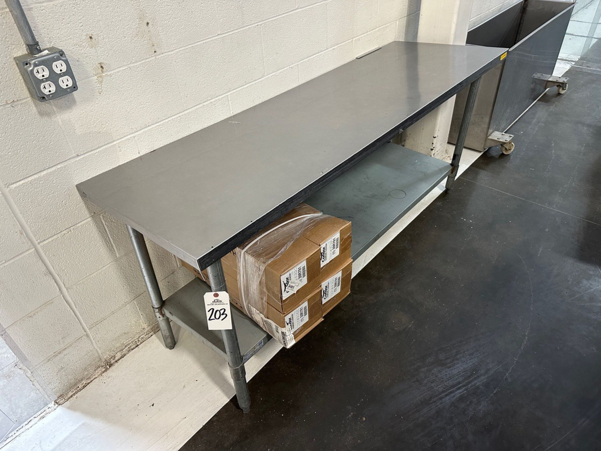 Stainless Steel Table (Approx. 2' x 6') | Rig Fee $50