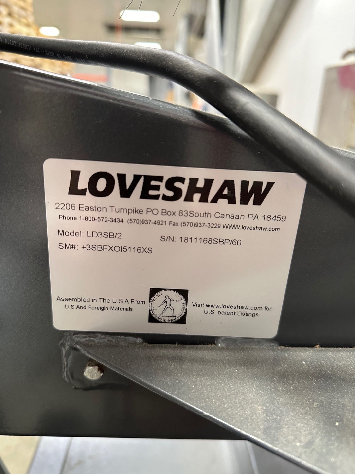 Loveshaw Little David Case Sealer - Model LD3SB/2, S/N 1811168SBP/60 | Rig Fee $175 - Image 4 of 4