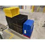 Lot of Flat Cart and Plastic Bins | Rig Fee $35