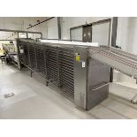 Stainless Steel Cooling Conveyor with 3' Belt Width and Allen-Bradley PowerFlex 70 | Rig Fee $1800