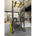 Flexicon Super Sac Unloading Station with Stainless Steel Hopper and Auger Drive