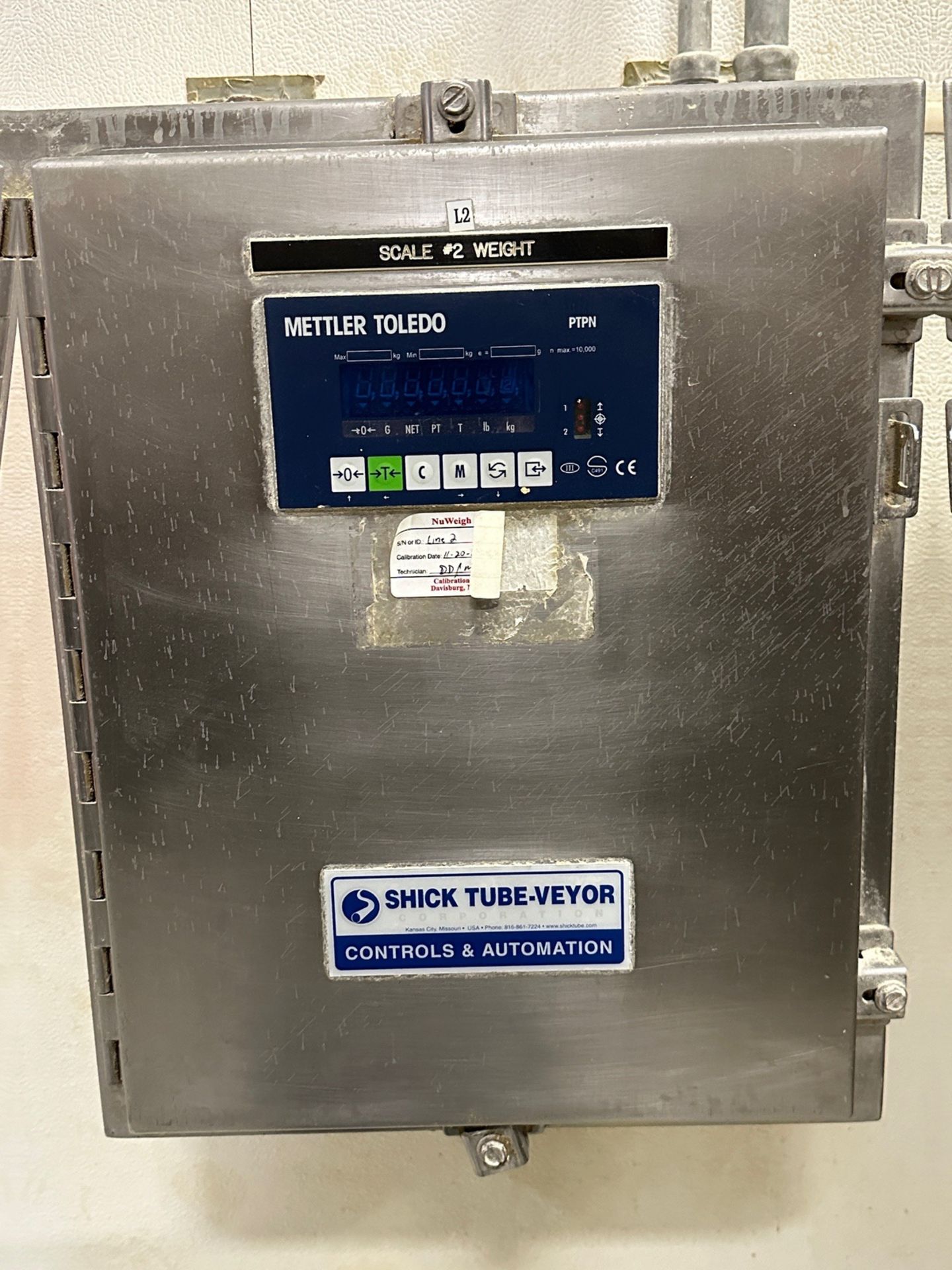 Shick Stainless Steel Ingredient Hopper On Load Cells with Mettler Toledo DRO | Rig Fee $1850 - Image 3 of 3