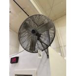 Lot of (3) 30" Wall Mounted Fans (End of Line Area) | Rig Fee $150