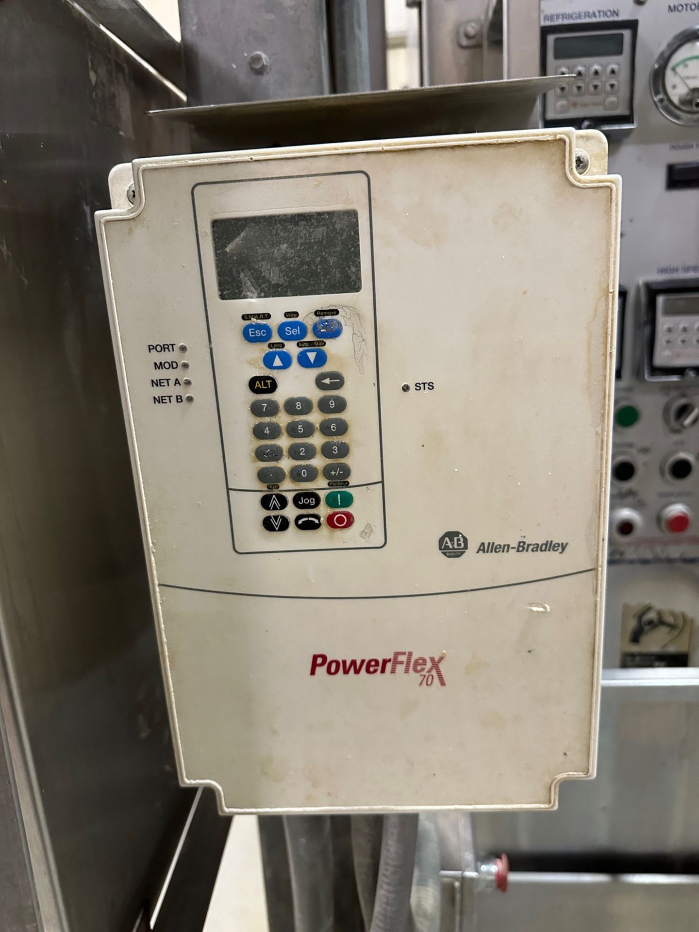 Peerless Model HS 13 Stainless Steel Dough Mixer with Allen-Bradley PowerFlex 70 VF | Rig Fee $1800 - Image 3 of 9