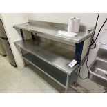 Stainless Steel Table with Shelf and Power Banks (Approx. 2' x 6' with 18" x 6' She | Rig Fee $50
