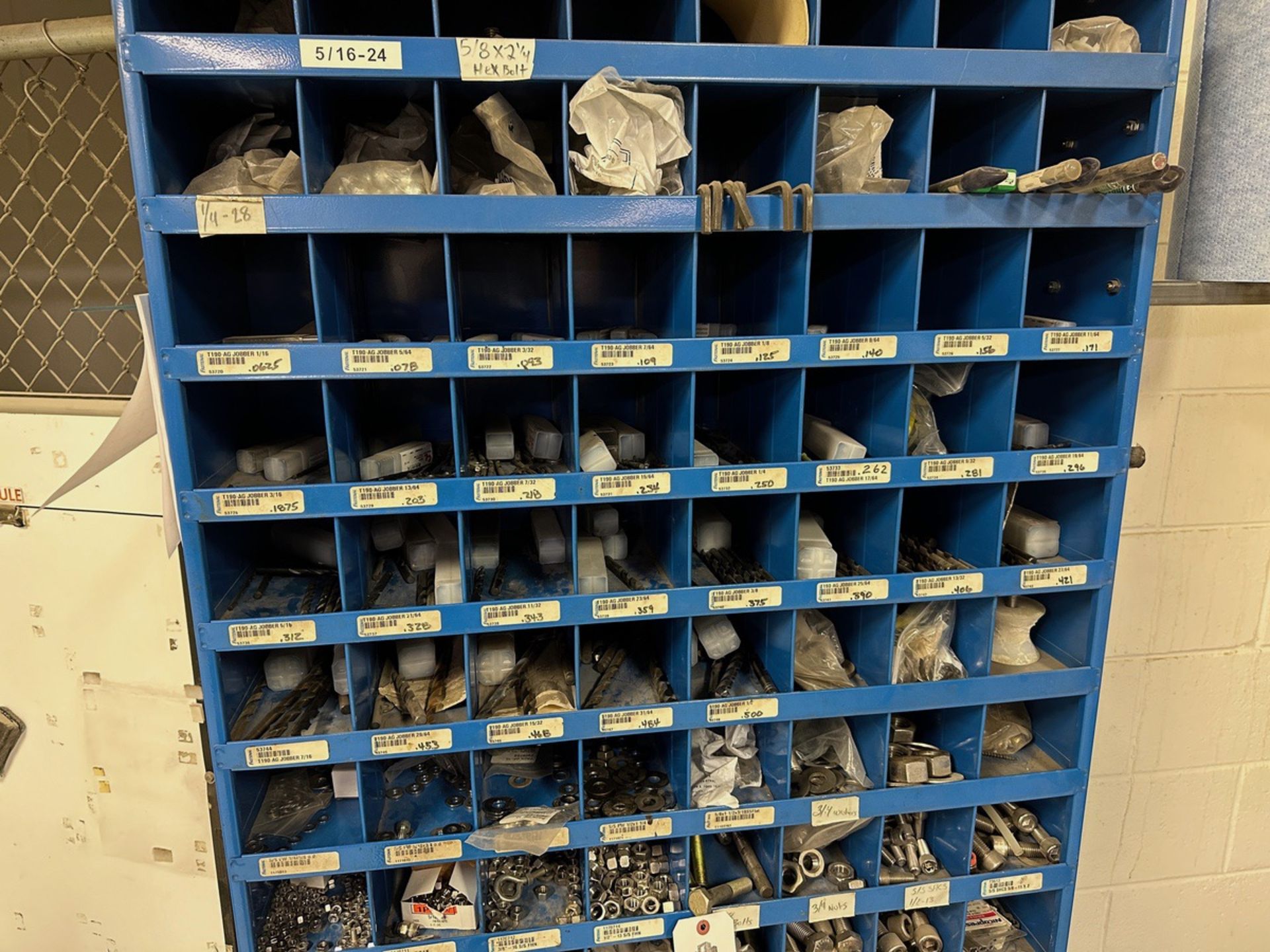 Pigeon Hole Parts Bin with Contents | Rig Fee $125 - Image 3 of 3