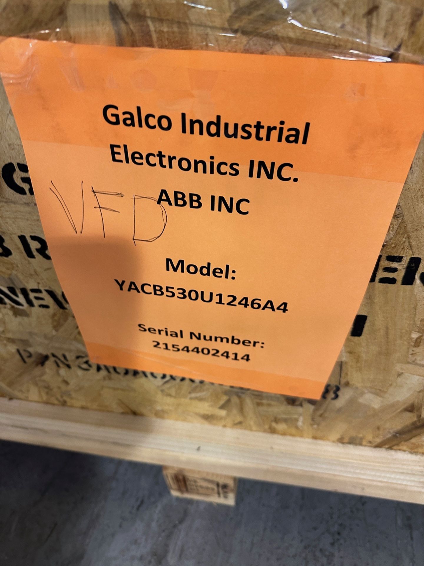 ABB VFD Panel - Model YACB530U1246A4 | Rig Fee $35 - Image 2 of 2