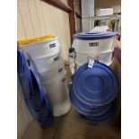 Lot of (8) Uline 55 Gallon Drums | Rig Fee $35