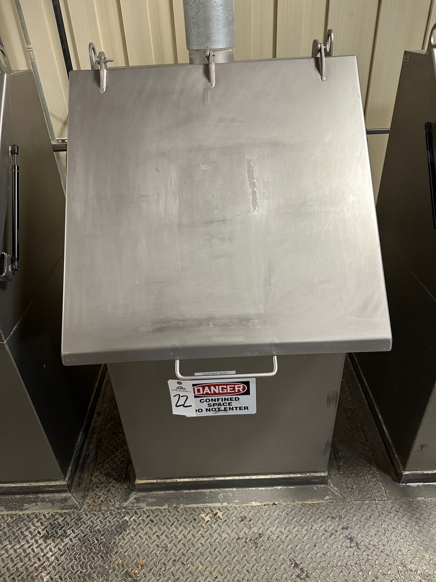 Stainless Steel Ingredient Hopper - Model FW79-0 HF, S/N W006586/3 - Subj to Bulk | Rig Fee $1000