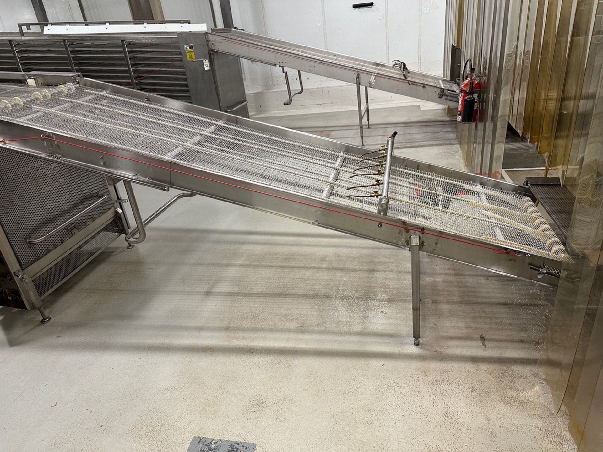 Stainless Steel Cooling Conveyor with 3' Belt Width | Rig Fee $1250 - Image 2 of 5