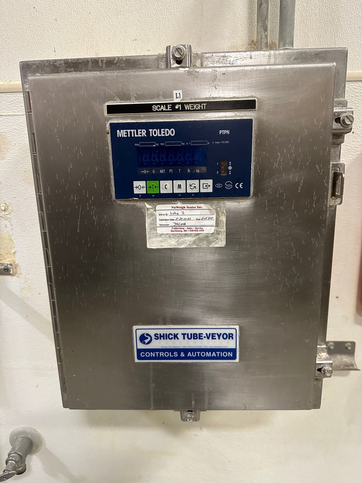 Shick Stainless Steel Ingredient Hopper On Load Cells with Mettler Toledo DRO | Rig Fee $1850 - Image 4 of 4