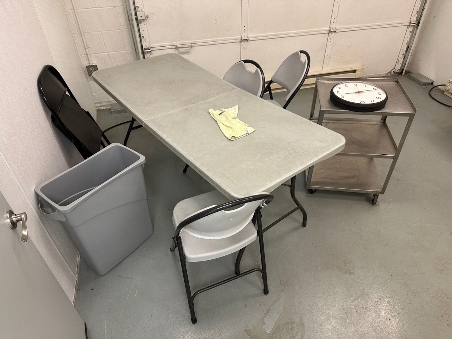 Lot of Tables and Chairs, Brute Cans and Misc. | Rig Fee $50