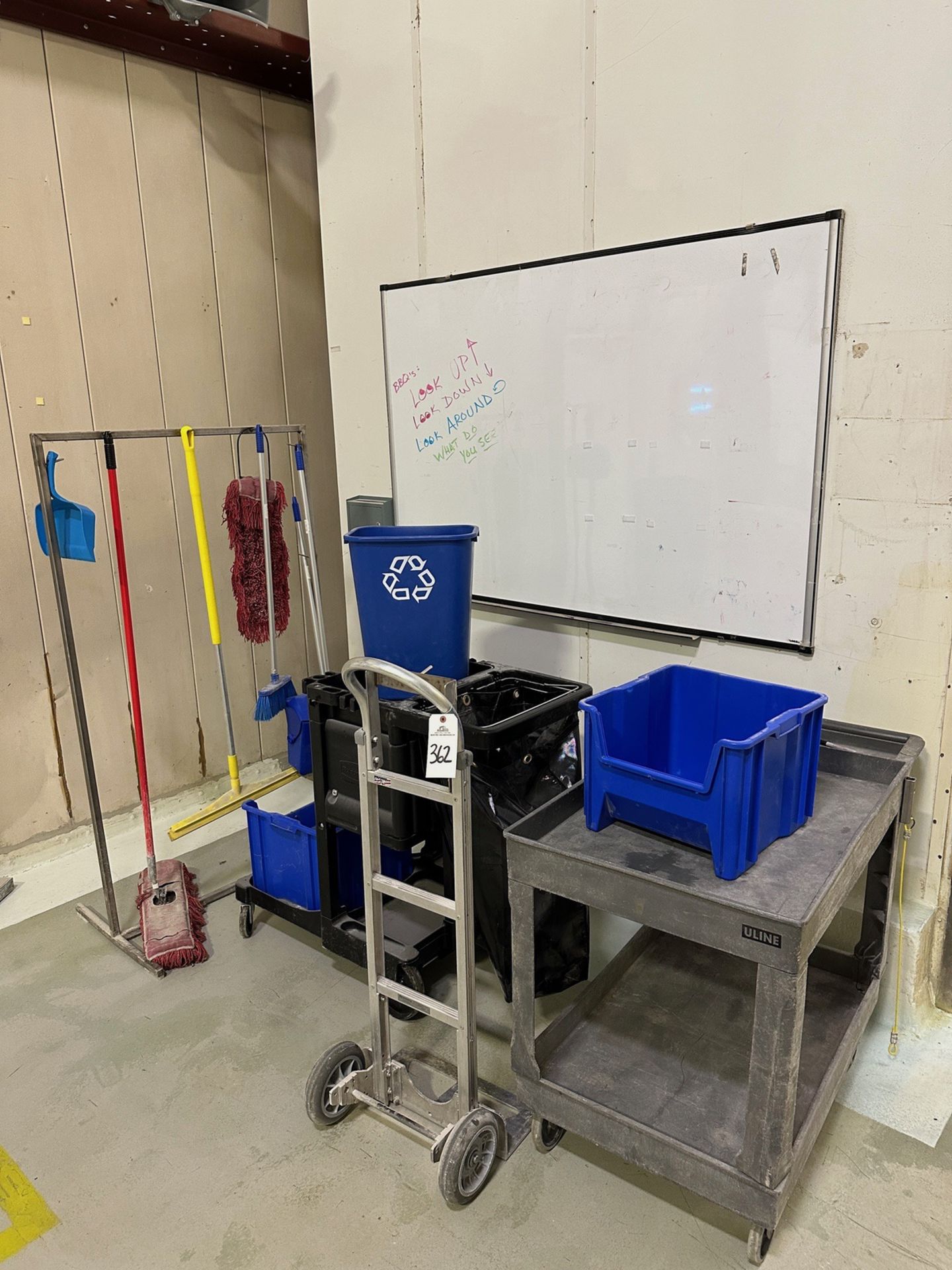 Lot of Carts, Dolly and Janitorial Items | Rig Fee $50