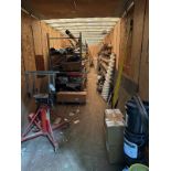 Lot of Trailer Contents and Shelving Units | Rig Fee $750