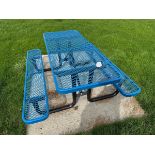 Lot of (2) Heavy Duty Picnic Tables | Rig Fee $50