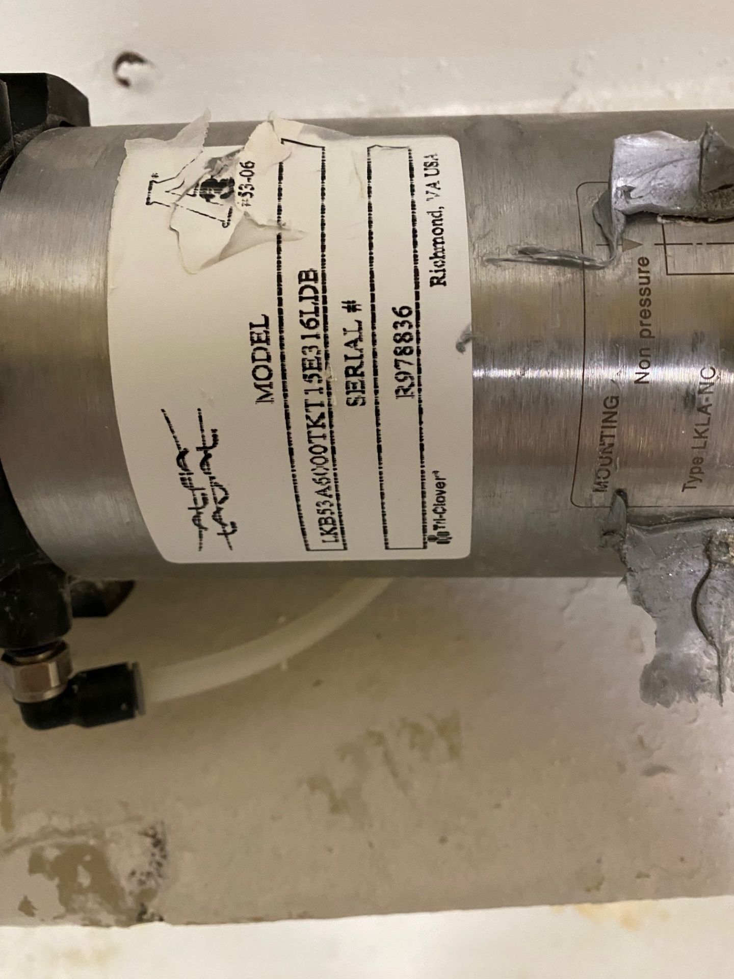 Two Alfa Laval Pneumatic Actuated Valves | Rig Fee: $25 - Image 2 of 3