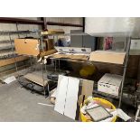 Lot of (2) Wire Shelving Units and Contents - (1) 4' x 2' x 6' and (1) 6' x 2' x 6' | Rig Fee $75
