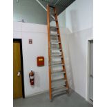 Louisville 12' Fiberglass Step Ladder with 300 LB Capacity | Rig Fee $20
