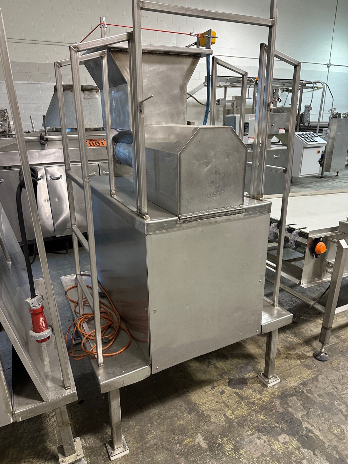 Stainless Steel Hopper and Mixer on Stand - Image 3 of 5