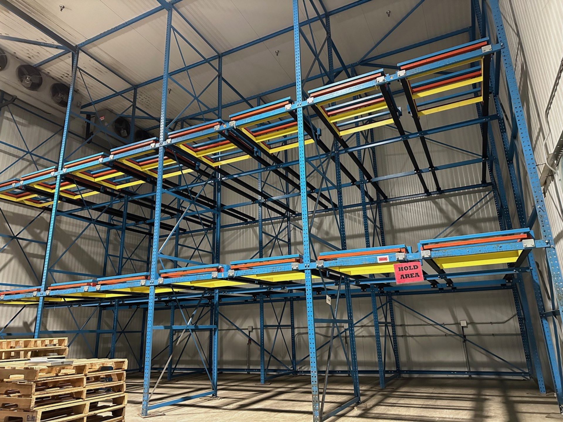 Lot of Gravity Fed Pallet Racking - (20) 22' x 66" Uprights (Bays 200 | Rig Fee $4225 See Desc - Image 2 of 2