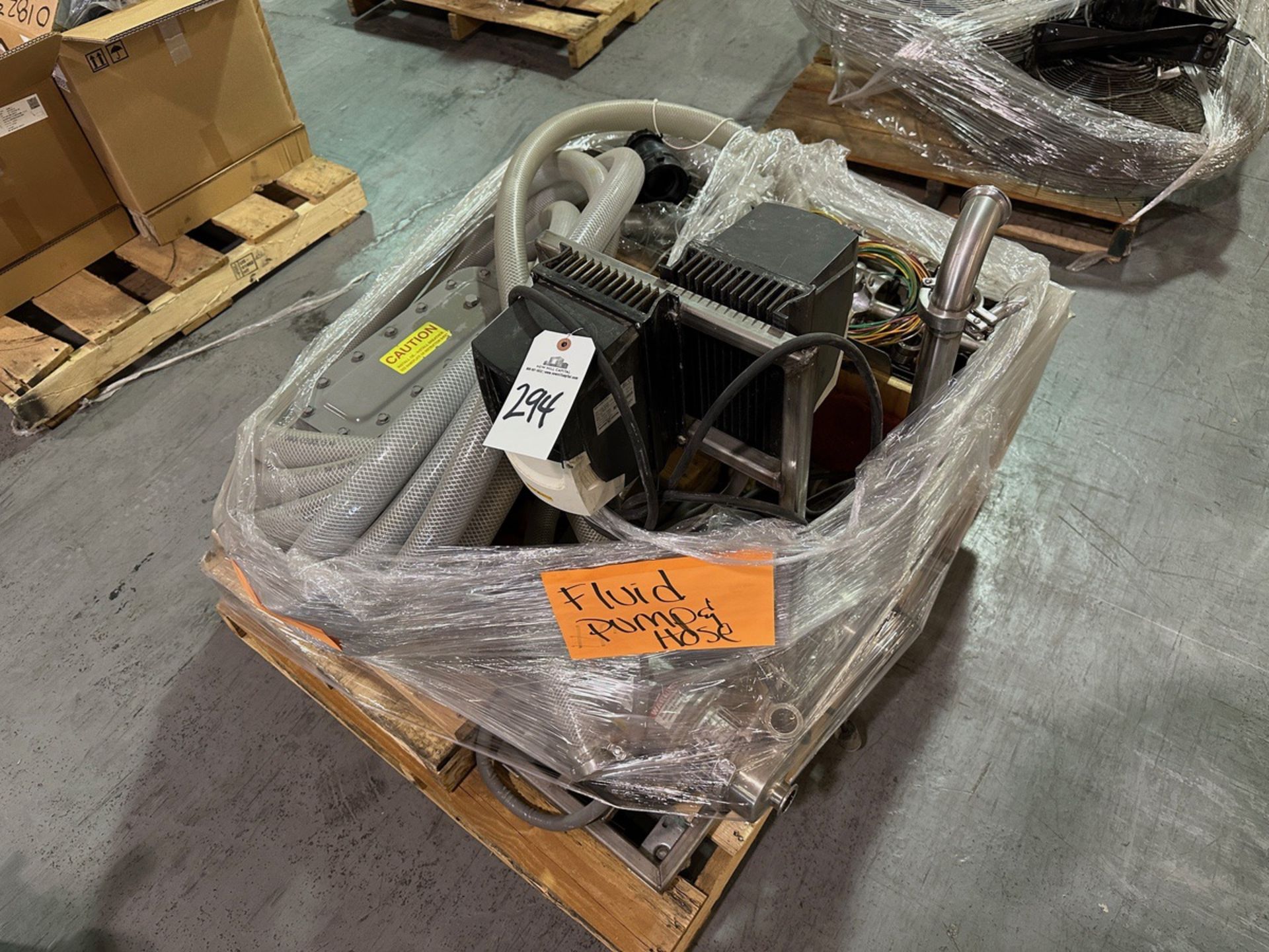 Lot of Pallet of Misc. Items - (2) Baldor Reliance 1 HP Motors with Centrifugal Pum | Rig Fee $35