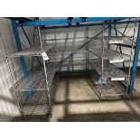 Lot of Wire Shelving Units - (2) 6' x 2' x 6' and (1) 5' x 18" x 6' | Rig Fee $50