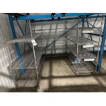 Lot of Wire Shelving Units - (2) 6' x 2' x 6' and (1) 5' x 18" x 6'