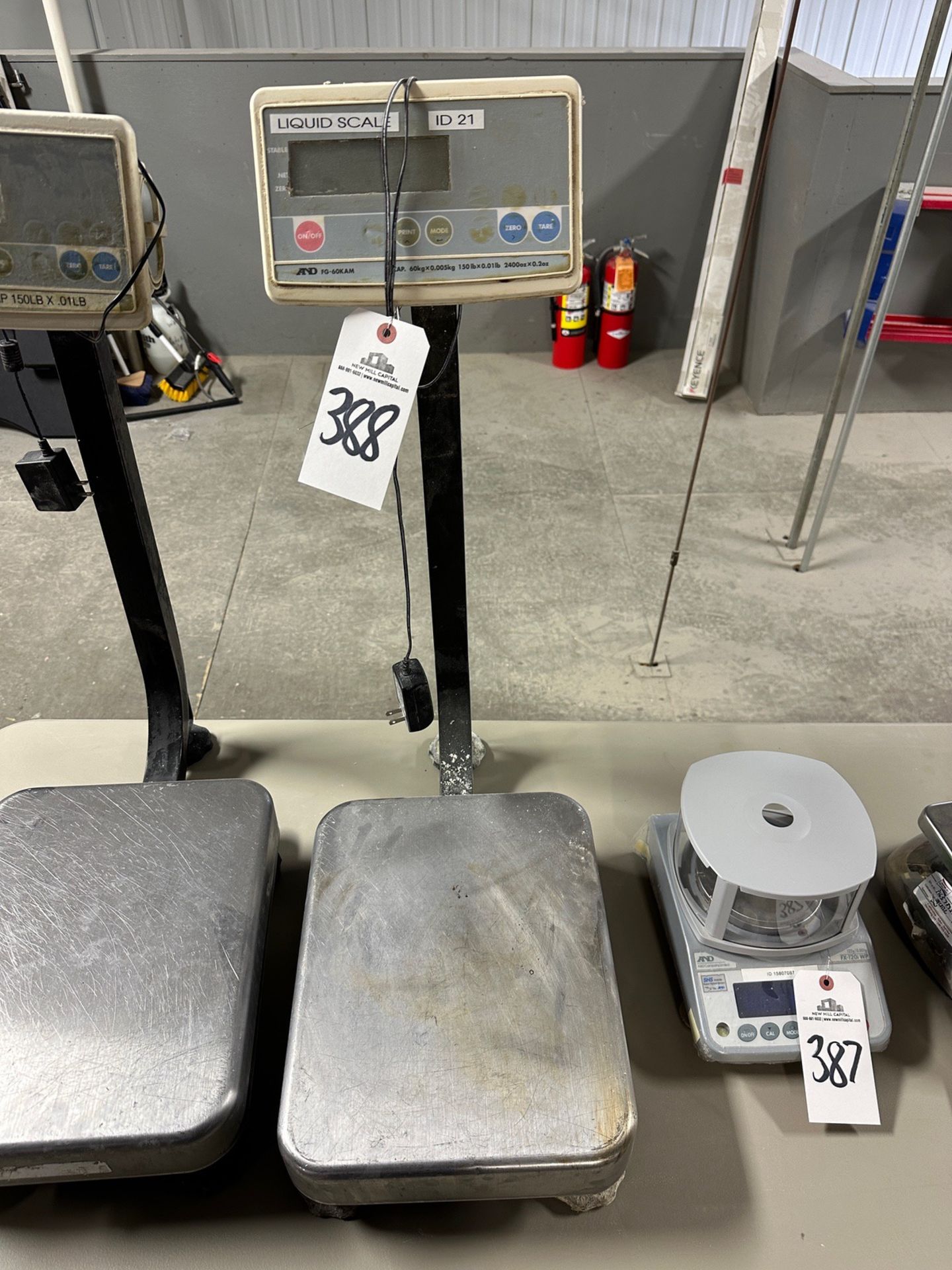 A&D Model FG-60KAM 150 LB Capacity Platform Scale | Rig Fee $25