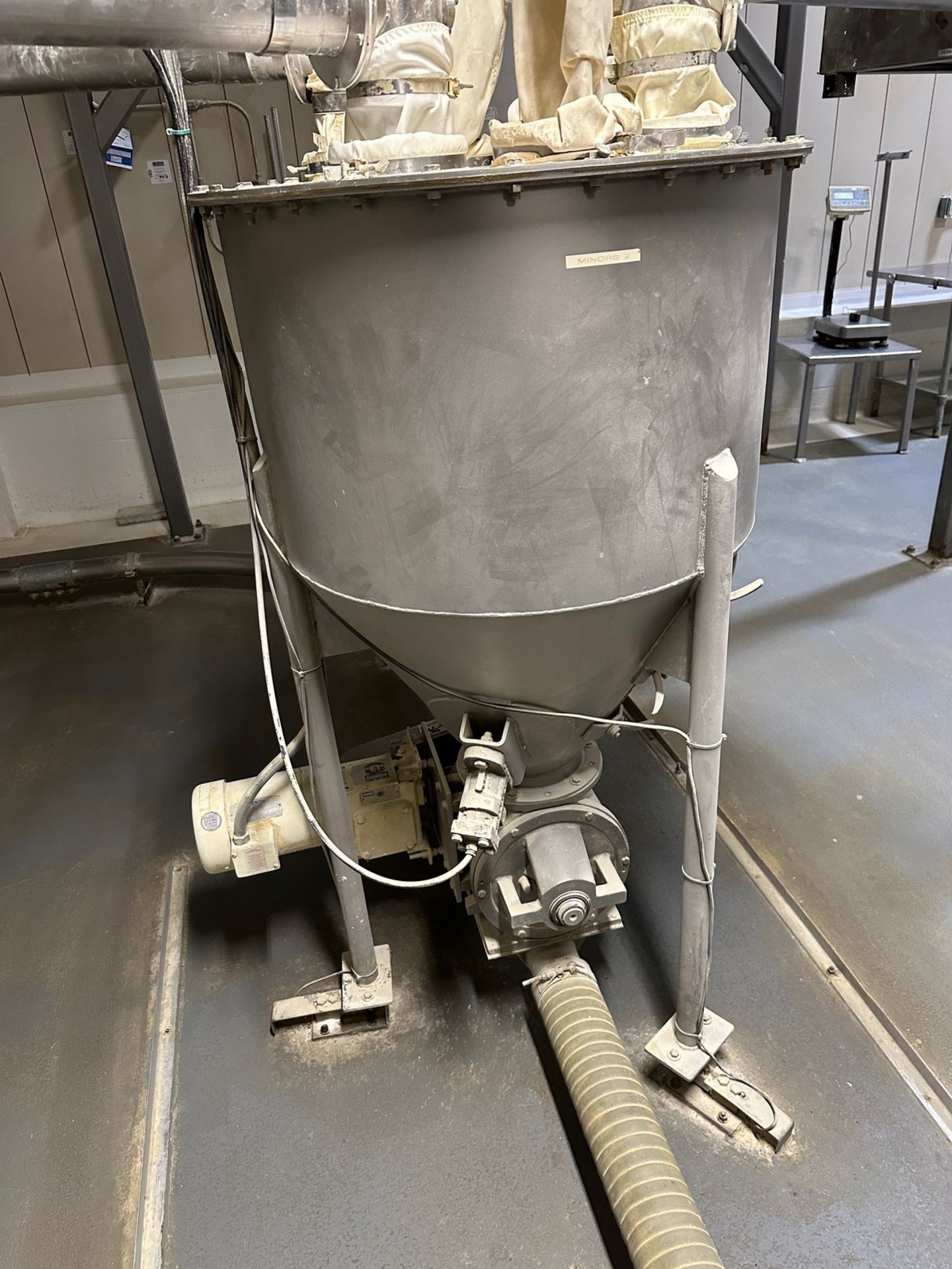 Shick Stainless Steel Hopper on Load Cells with Mettler Toledo DRO and Auger Drive | Rig Fee $500