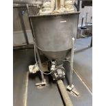 Shick Stainless Steel Hopper on Load Cells with Mettler Toledo DRO and Auger Drive