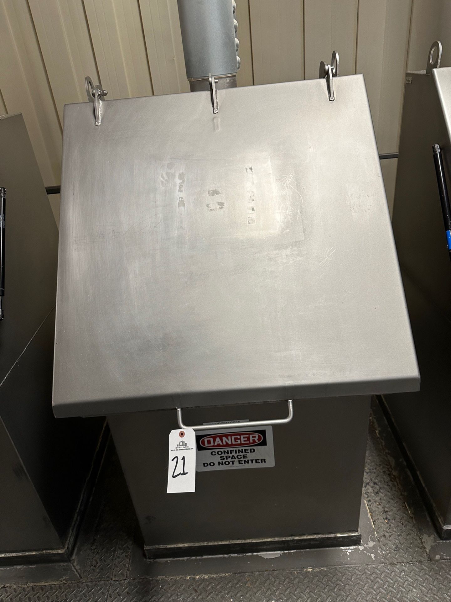 Brabender Stainless Steel Ingredient Hopper - Model FW79-0 HF, S/N BT - Subj to Bulk | Rig Fee $1000