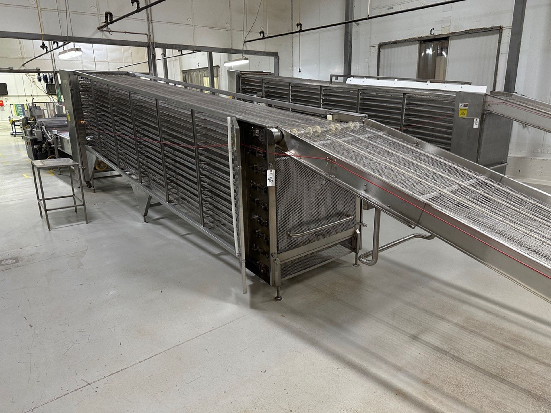Stainless Steel Cooling Conveyor with 3' Belt Width | Rig Fee $1250