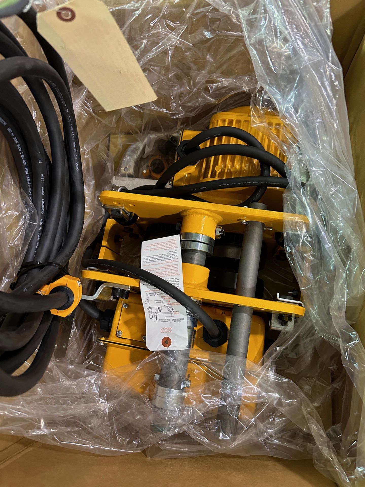 Harrington 2-Ton Capacity Hoist with Motorized Trolley (New in Box) - Image 2 of 4