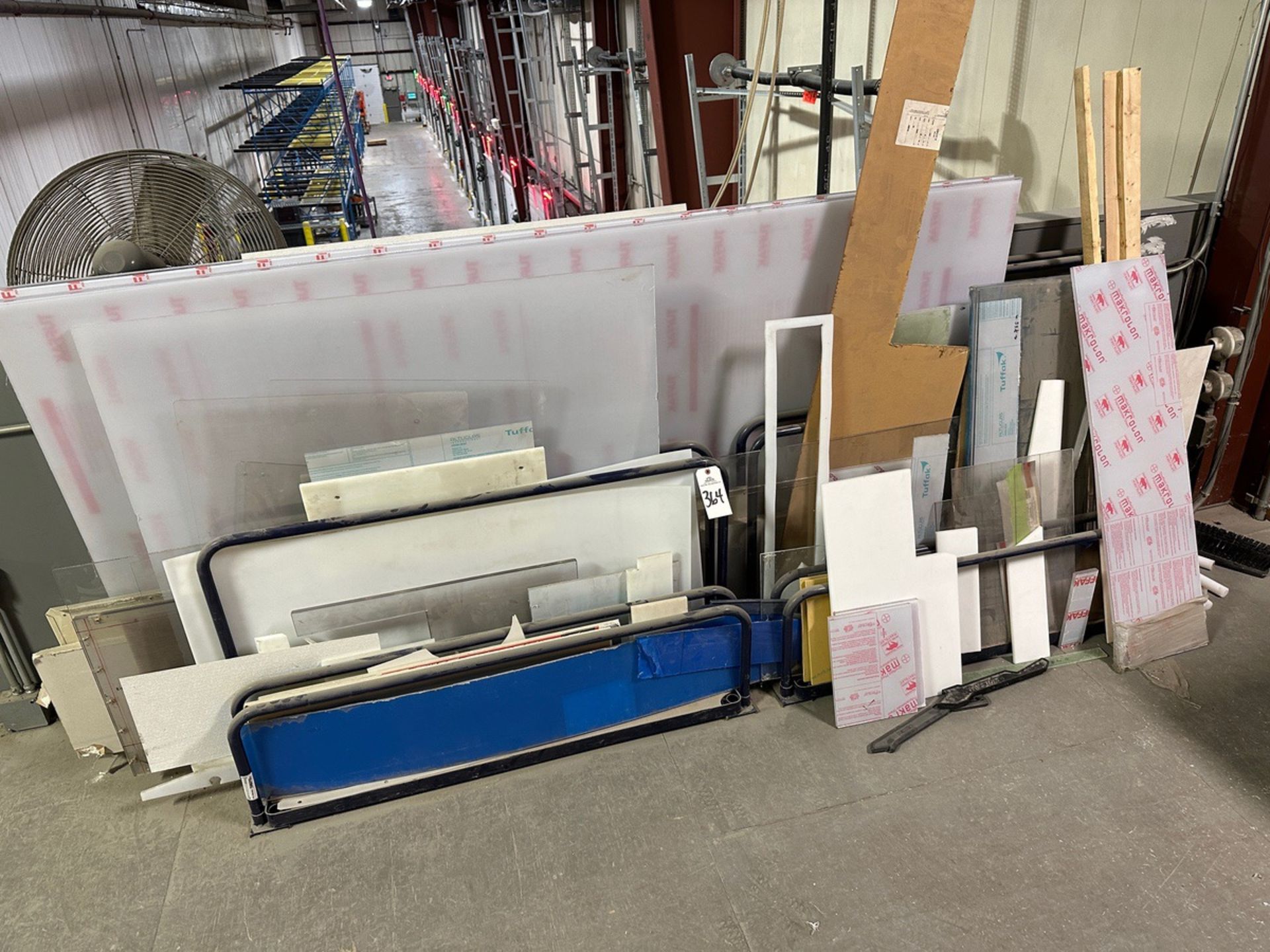 Lot of Plastic Materials and Racks | Rig Fee $450