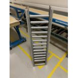 Lot of (2) Roller Conveyors - (1) 10" x 45" and (1) 13" x 7' | Rig Fee $20