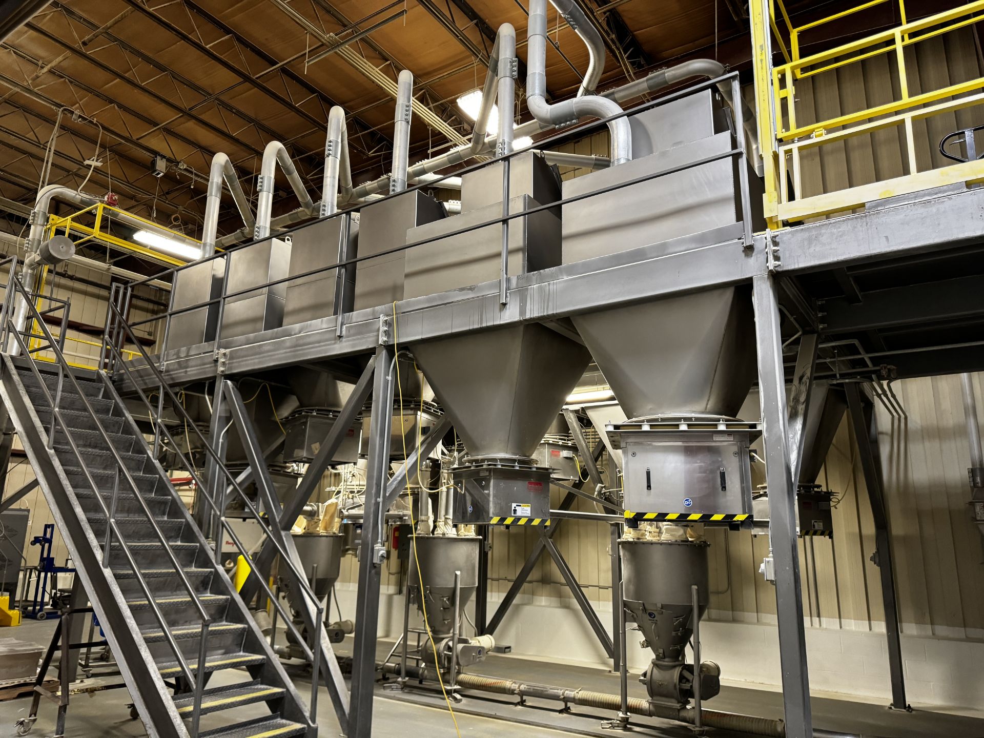 Bulk Flour Ingredient Hopper System & Mezz, Lots 12 - 24 - Subj to Piece | Rig Fee $15000