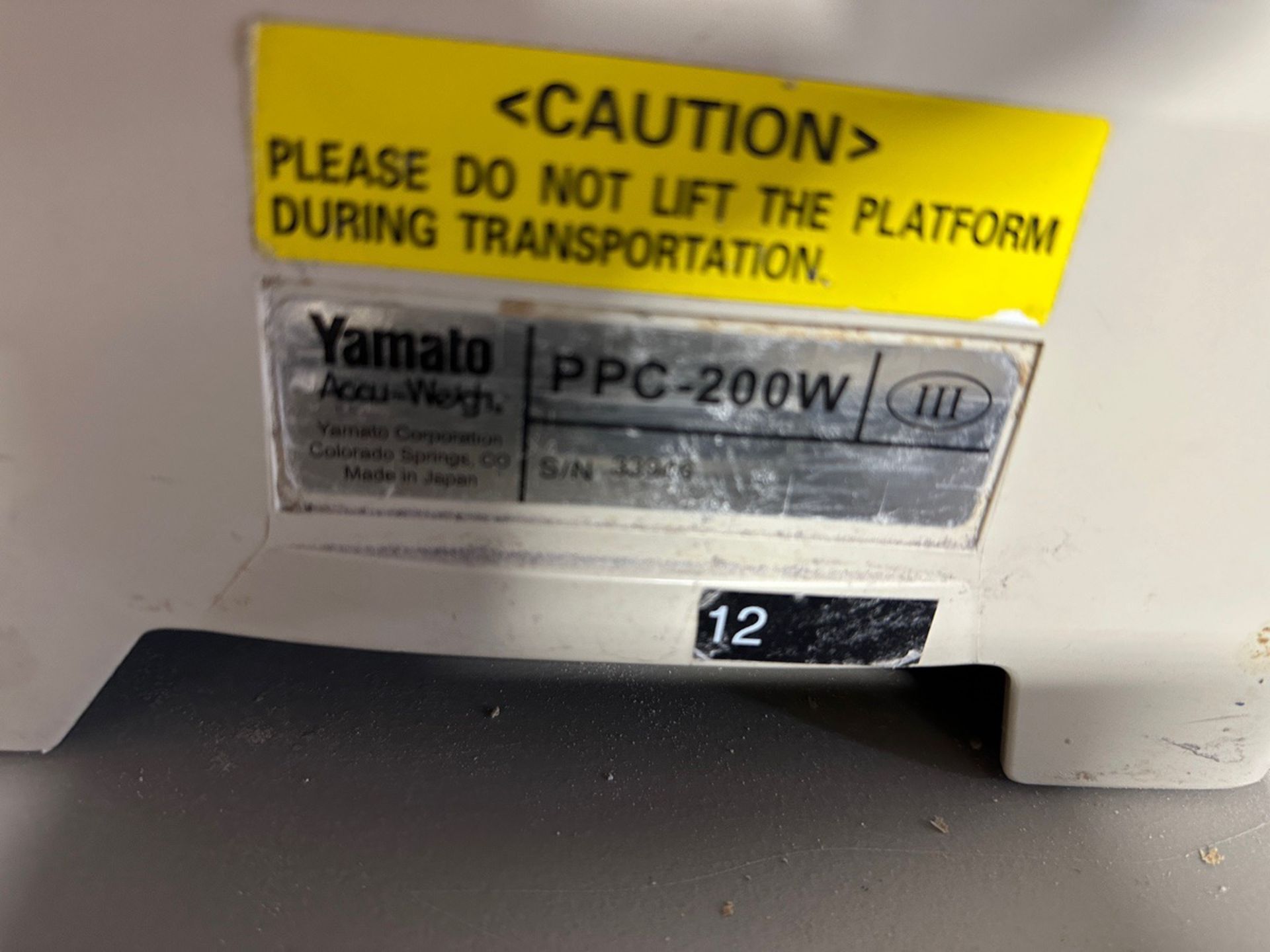 Yamato Model PPC-200W Digital Scale with 40 LB Capacity | Rig Fee $25 - Image 3 of 3