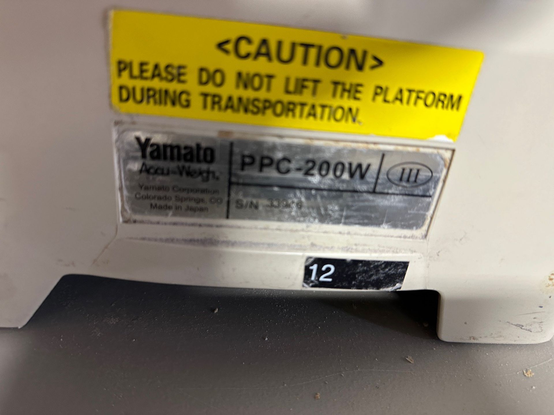 Yamato Model PPC-200W Digital Scale with 40 LB Capacity - Image 3 of 3