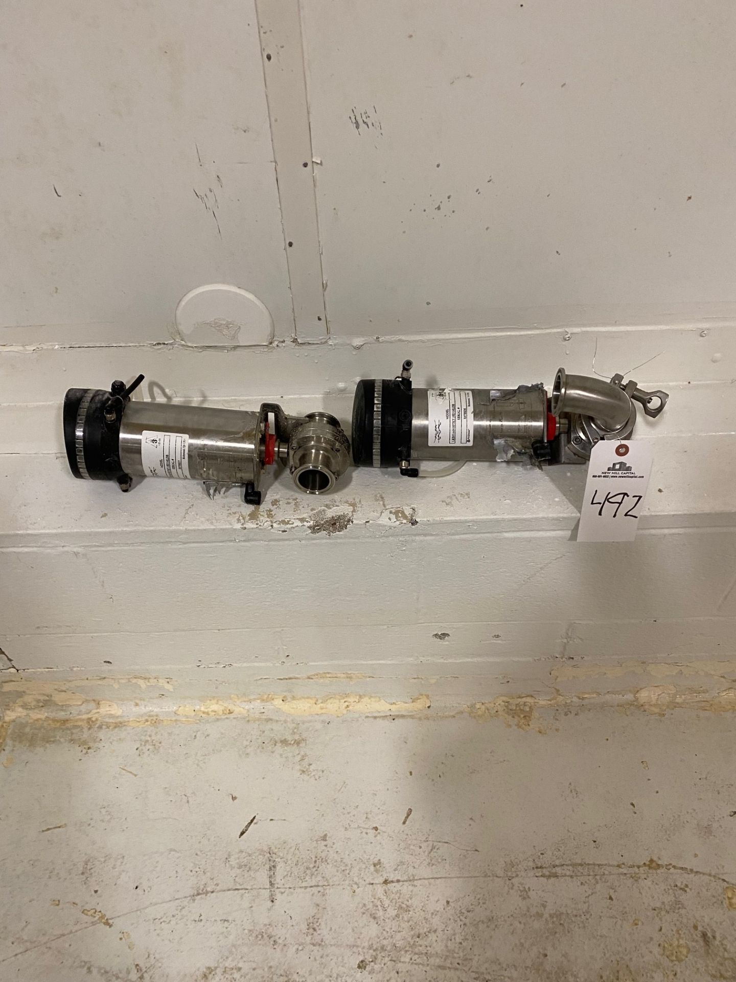 Two Alfa Laval Pneumatic Actuated Valves | Rig Fee: $25 - Image 3 of 3