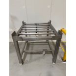 Stainless Steel Tote Stand with Hand Powered Tilting Jack | Rig Fee $25