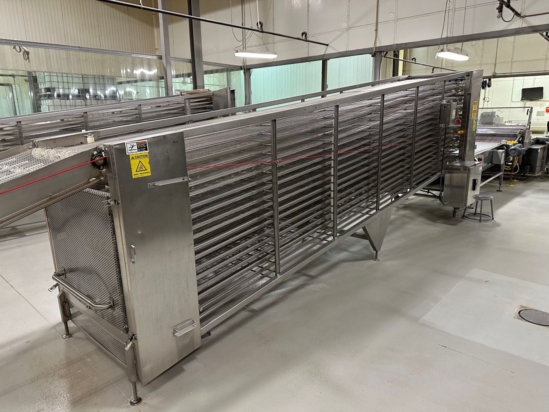 Stainless Steel Cooling Conveyor with 3' Belt Width | Rig Fee $1250 - Image 4 of 5